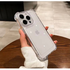 Прозорий протиударний чохол для iPhone 16 pro max з посиленими кутами